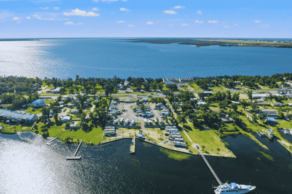 aerial view of nautical point